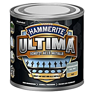 Hammerite Ultima Metall-Schutzlack (RAL 7042, Verkehrsgrau, 250 ml, Matt, Wasserbasiert)