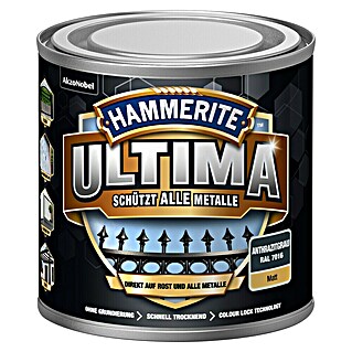 Hammerite Ultima Metall-Schutzlack (RAL 7016, Anthrazitgrau, 250 ml, Matt, Wasserbasiert)