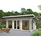 Palmako Caseta de jardín (Madera, 19,7 m², Espesor de pared: 70 mm)