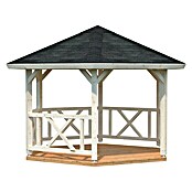 Palmako Pavillon Betty (L x B: 337 x 337 cm, Natur)