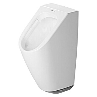 Duravit ME by Starck Urinal (Betriebsart: Batteriebetrieben, Unbeschichtet, Zulauf: Hinten, Absaugspülung, Farbe: Weiß, Ohne Zielobjekt)
