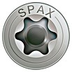 Spax T-Star plus Senkkopfschraube Rostfrei (Ø x L: 4 x 40 mm, Edelstahl, 125 Stk., Teilgewinde)