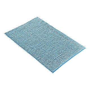Camargue Badteppich Zottel (50 x 80 cm, Blau, 100% Polyester)