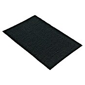 Camargue Badkamermat Zottel (50 x 80 cm, Zwart, 100 % Polyester)