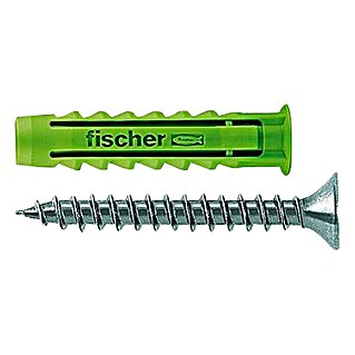 Fischer Spreizdübel-Set SX Green S (Ø x L: 5 x 25 mm, Spanplattenschraube, Nylon, 20 Stk.)