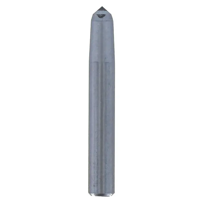 Dremel Diamant-Gravierspitze 9929 - Passend für: Dremel Gravierer 290 - Nahaufnahme einer schlanken, silbernen Nadel mit einer scharfen Spitze, ideal für präzise Arbeiten in Handwerk und Technik.