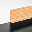 LOGOCLIC Weichsockelleiste (Buche, 10 m x 15 mm x 50 mm, Kleben)