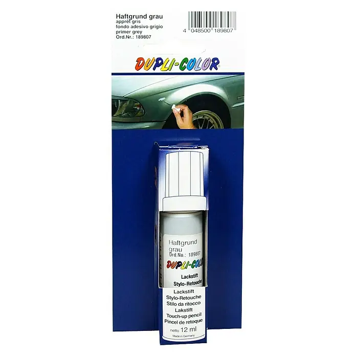 Dupli-Color Haftgrund-Lackstift - Grau, 12 ml - Dupli-Color Haftgrund grau Lackstift zur Ausbesserung von Lackschäden am Auto. Ideal für Steinschläge und Kratzer.