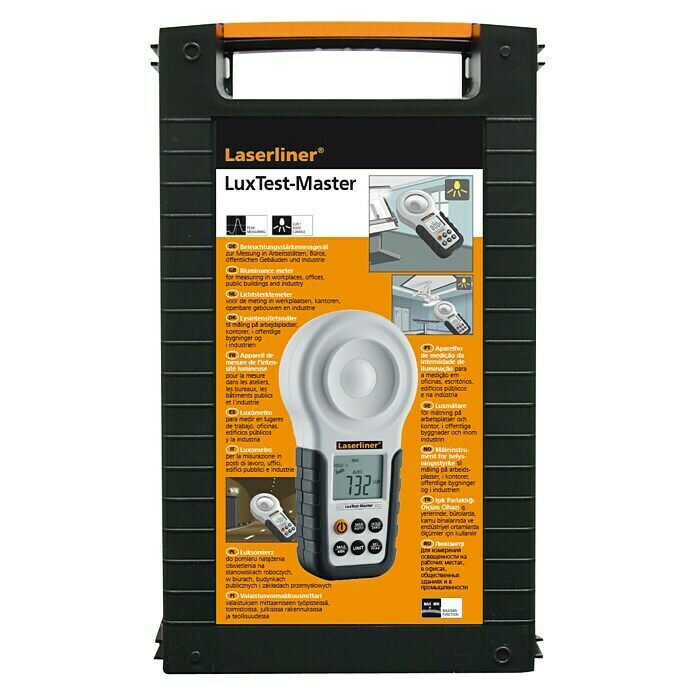 Laserliner Termómetro multiuso (Gama de medición: 20/200/2.000/20.000/200.000 Lux)