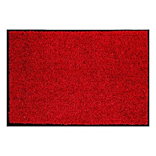 Astra Schmutzfangmatte Diamant (Uni, Rot, 60 x 80 cm, Material Nutzschicht: 100 % Polyamid)