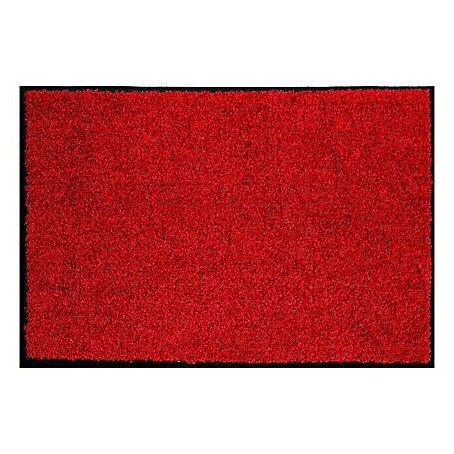 Astra Schmutzfangmatte Diamant (Uni, Rot, 60 x 80 cm, Material Nutzschicht: 100 % Polyamid)