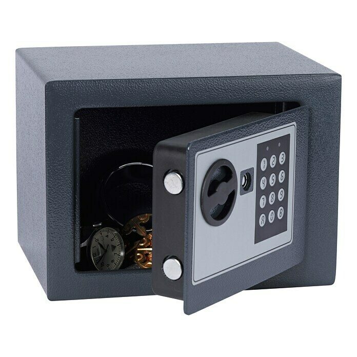 Caja fuerte para muebles Security Box Mini (19 x 24 x 19,5 cm, Cerradura de combinación electrónica, Bloqueo: 1 lado)