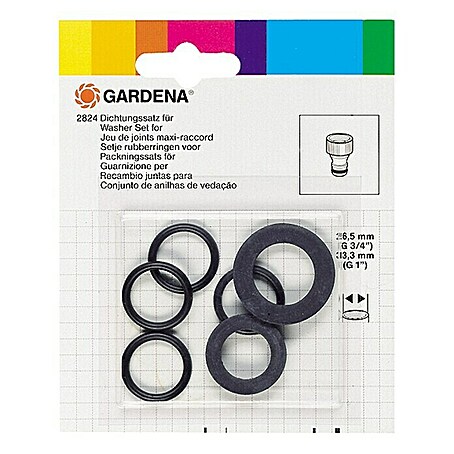 Gardena Profi-System Dichtungssatz (3 x O-Ringe, 3 x Flachdichtungen)