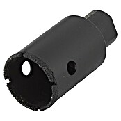 Wolfcraft Sierra de corona diamantada Amoladora Ceramic (Diámetro taladro: 35 mm, Profundidad de corte: 45 mm, Rosca M14)