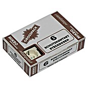 Voltomat MIKRO Steckdose (Elektroweiß, 1-fach, Kunststoff, Unterputz, 6 Stk.)
