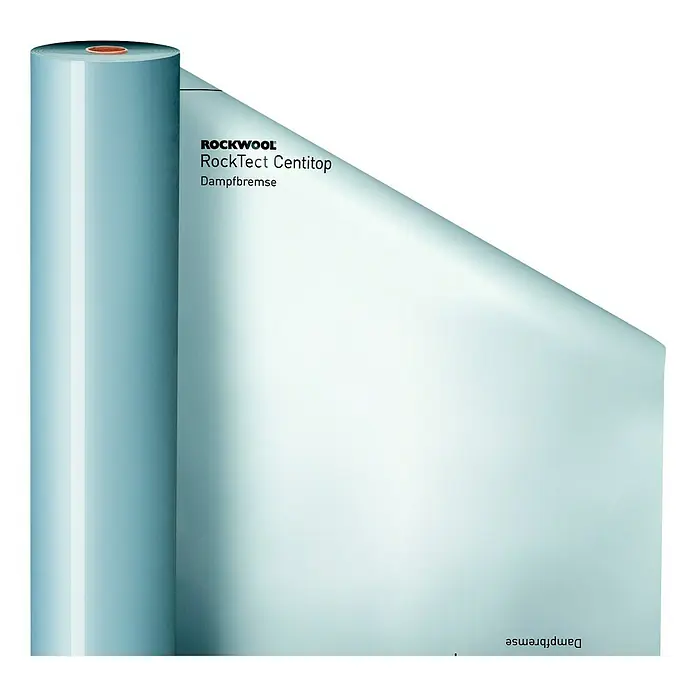 Rockwool RockTect Dampfbremsfolie Centitop100 m², Weich-Polyethylen (LDPE), Dauerhaft diffusionshemmend - Rockwool RockTect Centitop Dampfbremse in einer Rolle, ideal für Feuchtigkeitsregulierung und Wärmeschutz in Gebäuden.