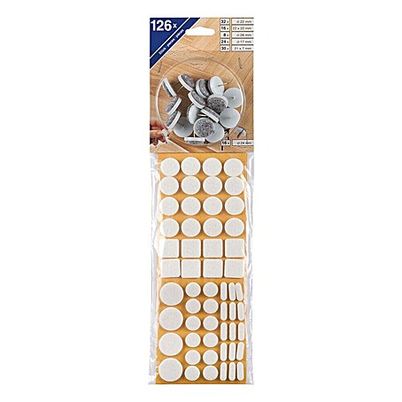 Stabilit Möbelgleiter-Set (126 Stk., Geeignet für: Glatte Böden)