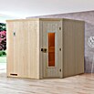 Weka Elementsauna 508 HT Gr.4 BioS (Mit 7,5 kW Bio Ofen mit externer Steuerung, 194 x 194 x 199 cm)