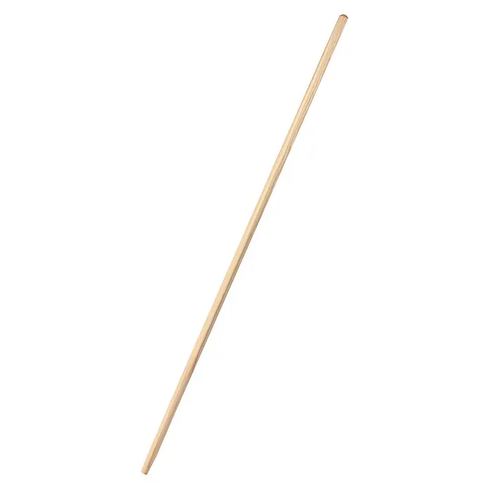 Gardol Gerätestiel - Mit Konus, 130 cm - Abgebildet ist ein Gartengeräte-Stiel aus Holz, ideal zum Anbringen an Werkzeuge für Gartenarbeiten wie Harken oder Schaufeln.