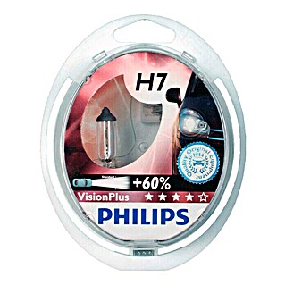 Philips Vision Plus Halogeenkoplamp H7 (H7, 2 st.)