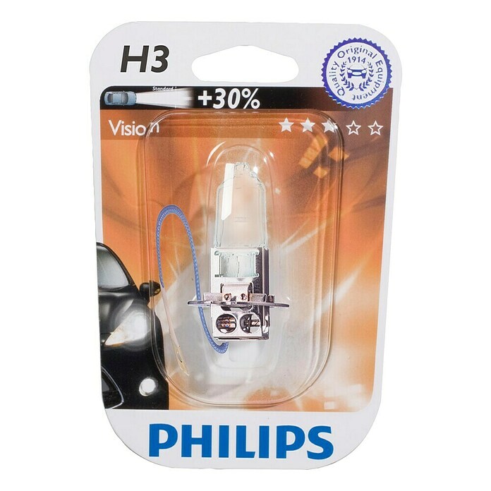 Philips Vision Hauptscheinwerfer-Lampen (H3, 1 Stk.)