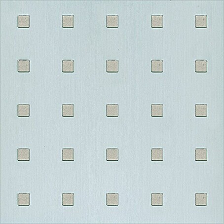 Kantoflex Quadratlochblech (480 x 240 mm, Stärke: 0,7 mm, Aluminium, Eloxiert)