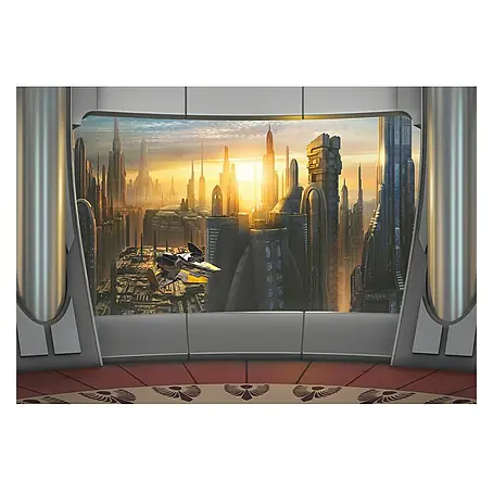 Komar Star Wars Fototapete Coruscant View