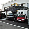 Ximax Carport Portoforte M 110 (4,9 x 5,4 m, Einfahrtshöhe: Max. 2,2 m, Edelstahloptik, Schneelast: 137 kg/m²)