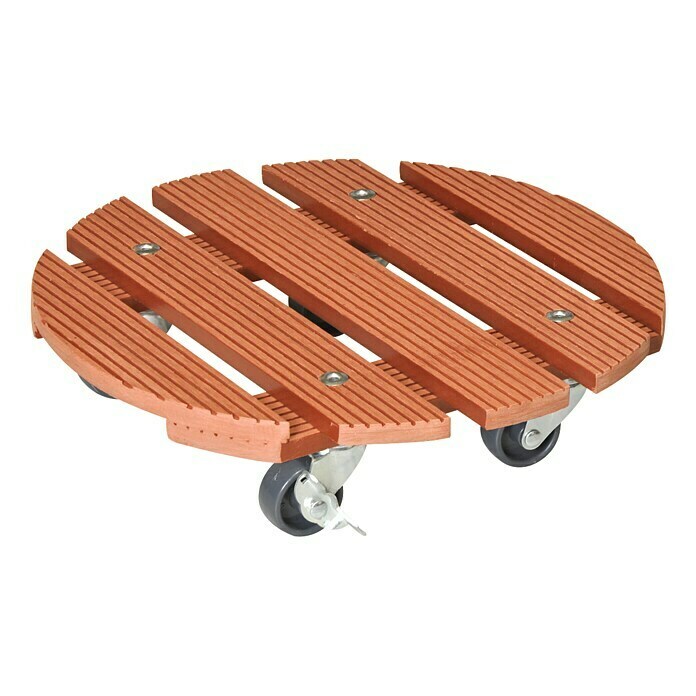 Gardol Pflanzenroller29 cm, WPC, Terracotta, Max. Belastung: 100 kg Right Side View