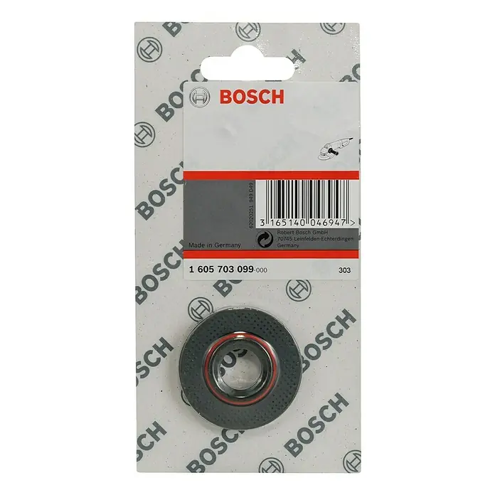 Aufnahmeflansch für Winkelschleifer - 14 mm, 1 Stk. - Produktbild einer Bosch-Schleifscheibe in Originalverpackung, ideal für Schleifarbeiten mit Winkelschleifern.