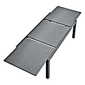 Gartenmöbel-Set (9-tlg., Creatop/Aluminium/Akazie, Anthrazit/Naturbraun, Tischplatte ausziehbar)