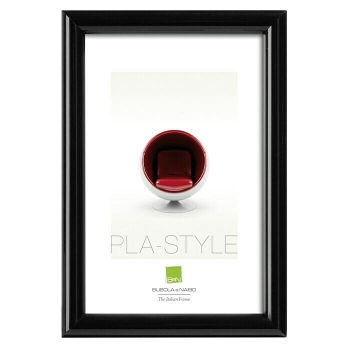 Okvir za slike Pla-Style (Crna, 60 x 80 cm, Plastika)