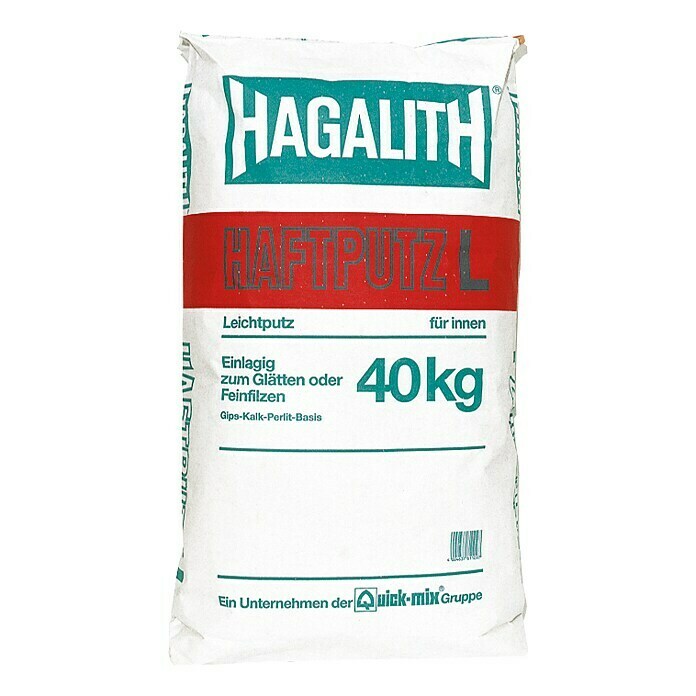 Quick-Mix Hagalith Haftputz L40 kg, Filzbar Unknown