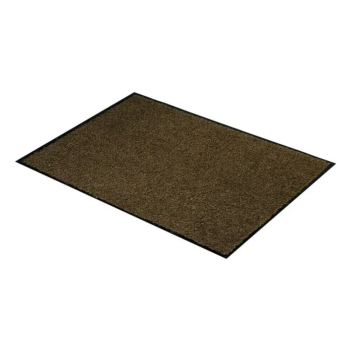 Astra Schmutzfangmatte Diamant - Braun, 40 x 60 cm, Material Nutzschicht: 100 % Polyamid - Braune Fußmatte mit schwarzem Rand. Ideal, um Schmutz abzufangen und den Eingangsbereich sauber zu halten, ein praktisches Wohnaccessoire.