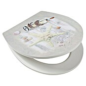 Poseidon WC-Sitz Seaside (Mit Absenkautomatik, Duroplast, Abnehmbar)