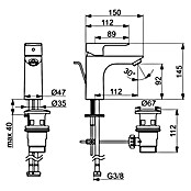 Hansa Waschtischarmatur Pico M (Höhe: 14,5 cm, Chrom, Glänzend) | BAUHAUS