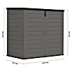 Arcón Multibox (L x An x Al: 140 x 82 x 124 cm, Negro/Antracita) | BAUHAUS