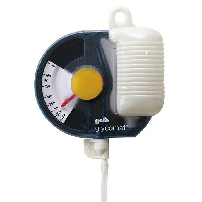 Sunset Frostschutzprüfer Glycomat - Messbereich: -40 °C - -5 °C - Gefu Glycomat Alkoholthermometer zur genauen Messung der Temperatur von Flüssigkeiten, ideal für Wein und Bier.