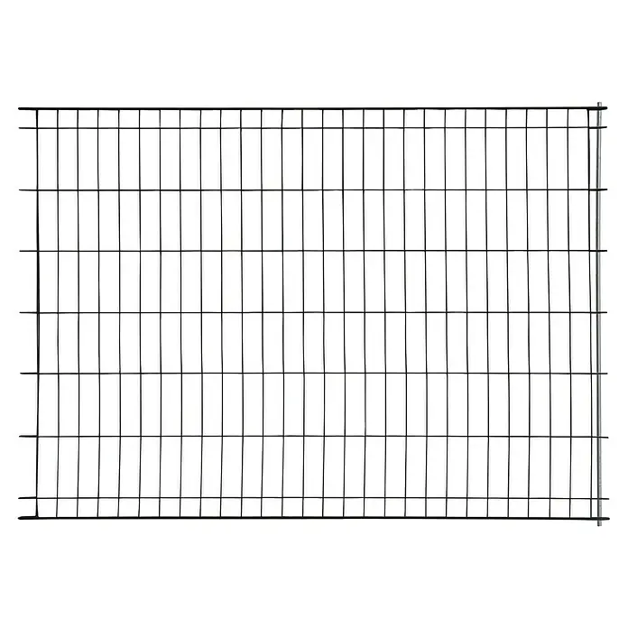 Bellissa Teichschutzzaun - 116 x 80 cm - Schwarzes Drahtgitter, ideal für Tiergehege oder als Zaun. Das Gitter ist robust und bietet Sicherheit im Garten oder Innenbereich.
