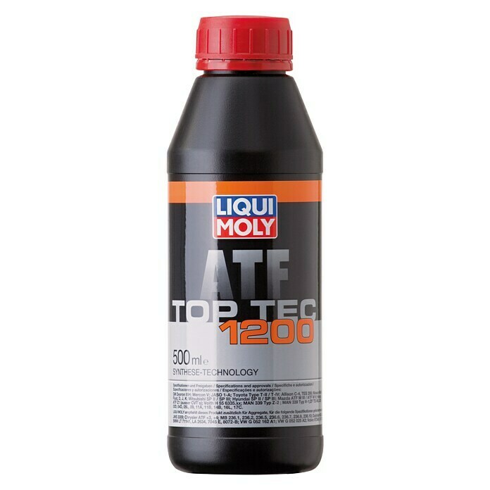 Liqui Moly Getriebeöl Top Tec ATF 12000,5 l Front View