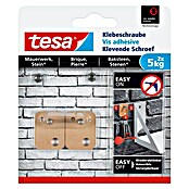 Tesa Klebeschraube (Geeignet für: Mauerwerk, Belastbarkeit: 5 kg, 2 Stk., Rechteckig)