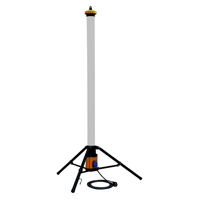 Profi Depot LED-Strahler L120 - 5.030 lm, 6.400 K, L x B x H: 74 x 85 x 158 cm, IP54 - Arbeitsleuchte mit Stativ. Das Produkt ist für den Innen- und Aussenbereich geeignet. Perfekt für Baustellen oder als Notfallleuchte.