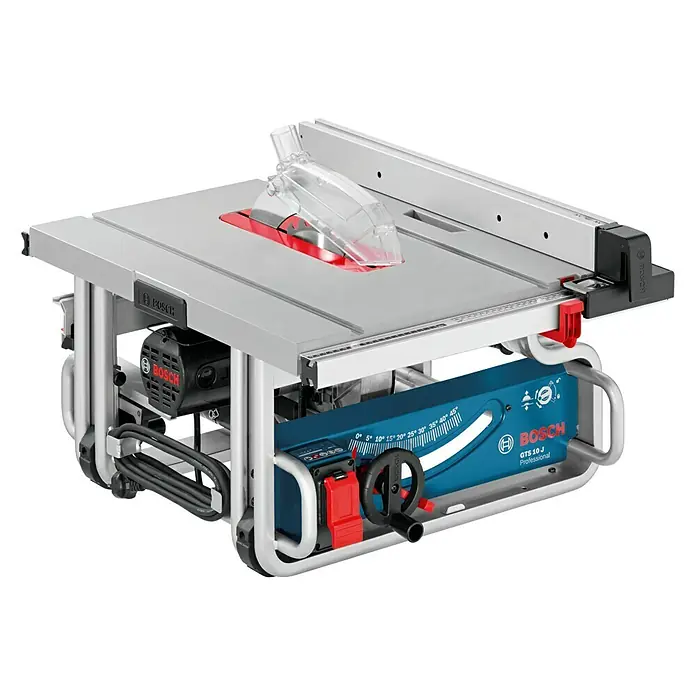 Bosch Professional Tischkreissäge GTS 10 J - 1.800 W, Durchmesser Sägeblatt: 254 mm, Schnitttiefe bei 90 °: 79 mm - Der Bosch GTS 10 J Professional Tischkreissäge bietet präzise Schnitte und ist ideal für den professionellen Einsatz.