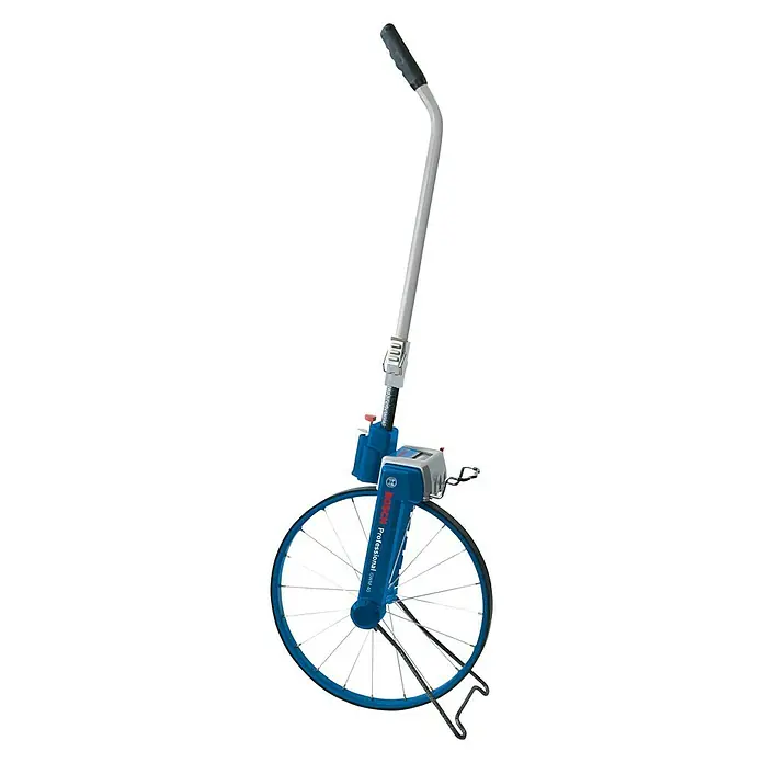 Bosch Professional Messrad GWM 40 - Messbereich: Max. 9999,99 m, Messgenauigkeit: ± 5 cm/100 m - Das Bosch Professional GWM 40 Messrad für präzise Distanzmessungen auf Baustellen und im Gelände. Robuste Bauweise für den professionellen Einsatz.