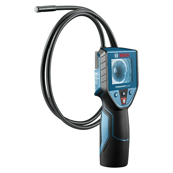 Bosch Professional Akku-Inspektionskamera GIC 120120 cm, Durchmesser Kamerakopf: 8,5 mm Right Side View