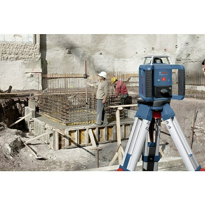 Bosch Professional Rotationslaser GRL 400 HMax. Arbeitsbereich: Ø 400 m mit Empfänger, Messgenauigkeit: ± 0,08 mm/m Use Shot