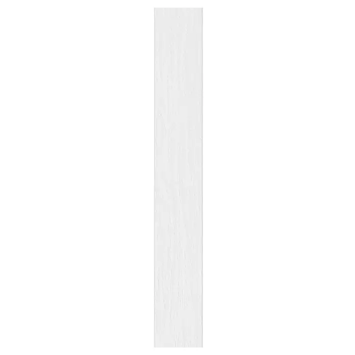 Paneel Struktura weiß - 2.600 x 202 x 10 mm - Ein elegantes, hochformatiges Paneel in strahlendem Weiß, das sich ideal für moderne Innenräume eignet und eine schlichte Ästhetik bietet.