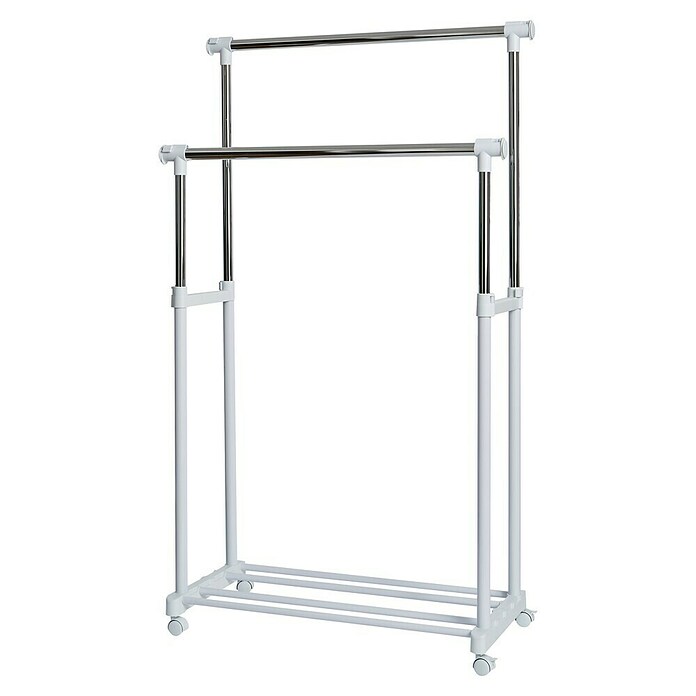 Kleiderwagen XXL (L x B: 44 x 134 cm, Höhenverstellbar: 95 cm - 169 cm)