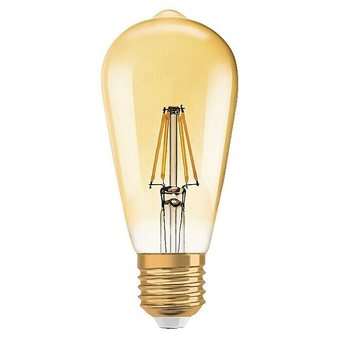 Osram Vintage 1906 Ledlamp (7 W, E27, Warm wit, Peervorm, Energielabel: A++)