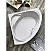 Ottofond Eckbadewanne Maya (145 x 145 cm, Sanitäracryl, Weiß)